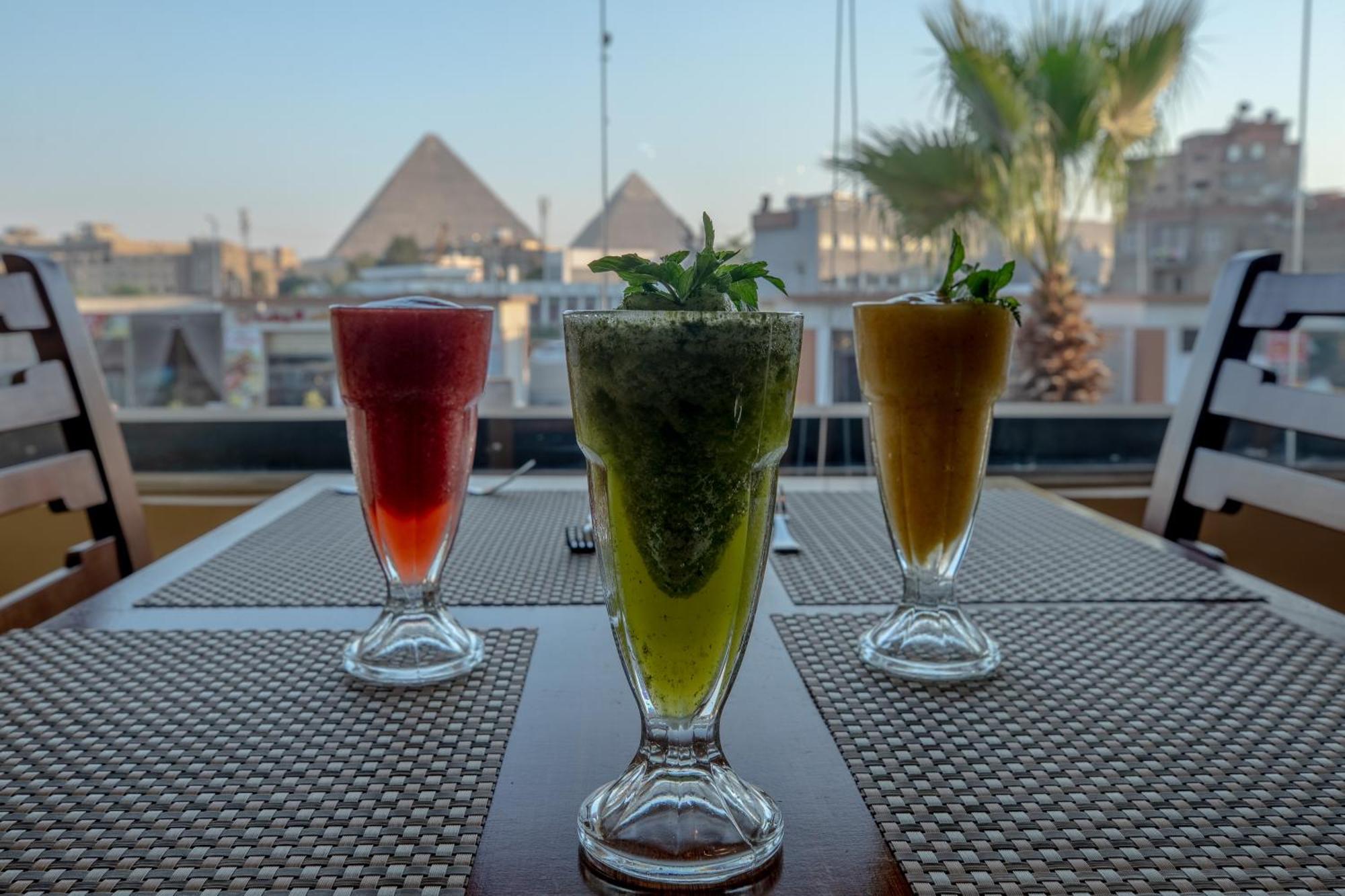 The Muse Pyramids Inn Kafret el-Gabal Exterior foto